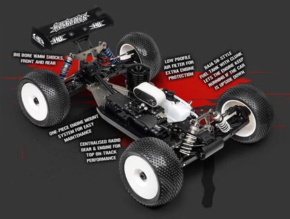 HOT BODIES D8T Racing Truggy Kit