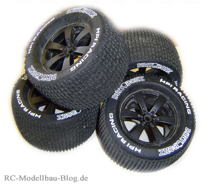 HPI Dirt Bonz mit beschrifteten Reifenflanken HPI Dirt Bonz mit beschrifteten Reifenflanken