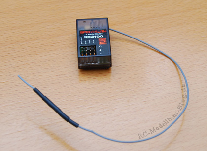 Spektrum DX3R Empfänger - SR-3100 Antenne Reparieren Spektrum DX3R Empfänger - SR-3100 Antenne Reparieren