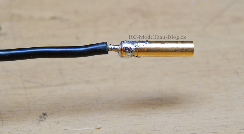 Kabel verlötet Kabel verlötet