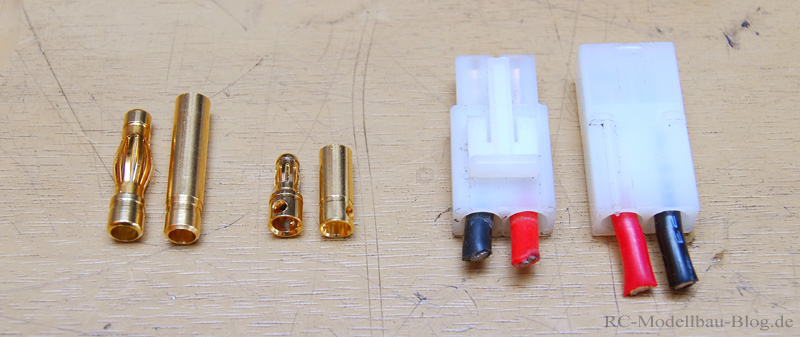 Goldstecker 4mm, Goldstecker 3mm, Tamiya Stecker Goldstecker 4mm, Goldstecker 3mm, Tamiya Stecker