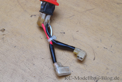 Isolierte Kabel am Motorstopp Failsafe - HPI Baja 5B SS