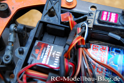 Gepolsterte Empfängerbox - HPI Baja 5B SS
