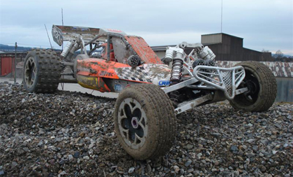 Piggyback Dämpfer aus Aluminium für HPI Baja 5B (SS) / 5T Piggyback Dämpfer aus Aluminium für HPI Baja 5B (SS) / 5T