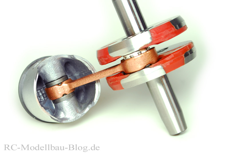 Befestigung des Kolbens Befestigung des Kolbens