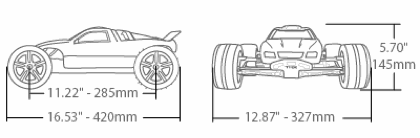 Traxxas Jato 3.3 2WD Offroader - Specs