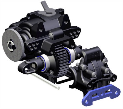 Traxxas Jato 3.3 2WD Offroader Differential - Gut Zugänglich