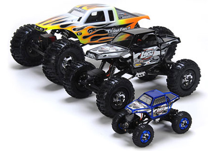 Team Losi Crawler Vergleich - 1:24 Micro Rock Crawler