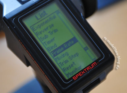 Spektrum DX3R - Framerate